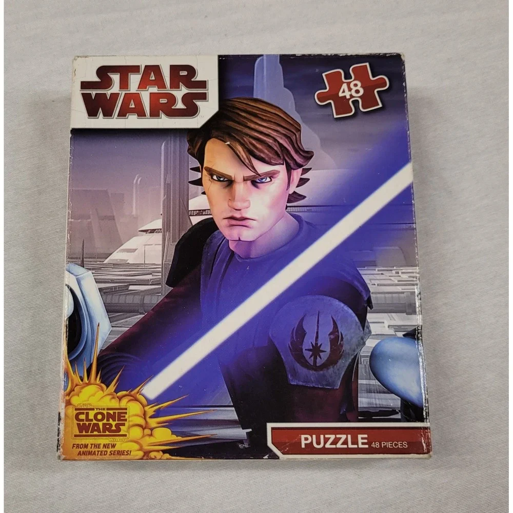 Star Wars Clone Wars Anakin Skywalker 48-piece Jigsaw Puzzle (Missing 1 Piece)